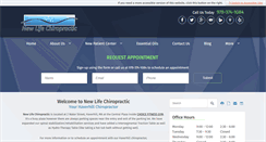 Desktop Screenshot of newlifechiropractic.net